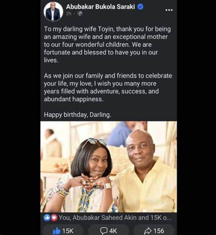Bukola Saraki’s Girlfriend: Who is Bukola Saraki Dating?
