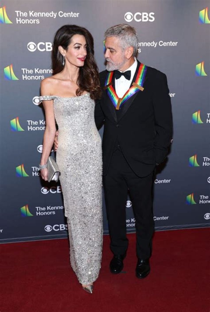 Lawyer Advocates for Date-Night Glitter with Amal Clooney’s Silver Sequined Look